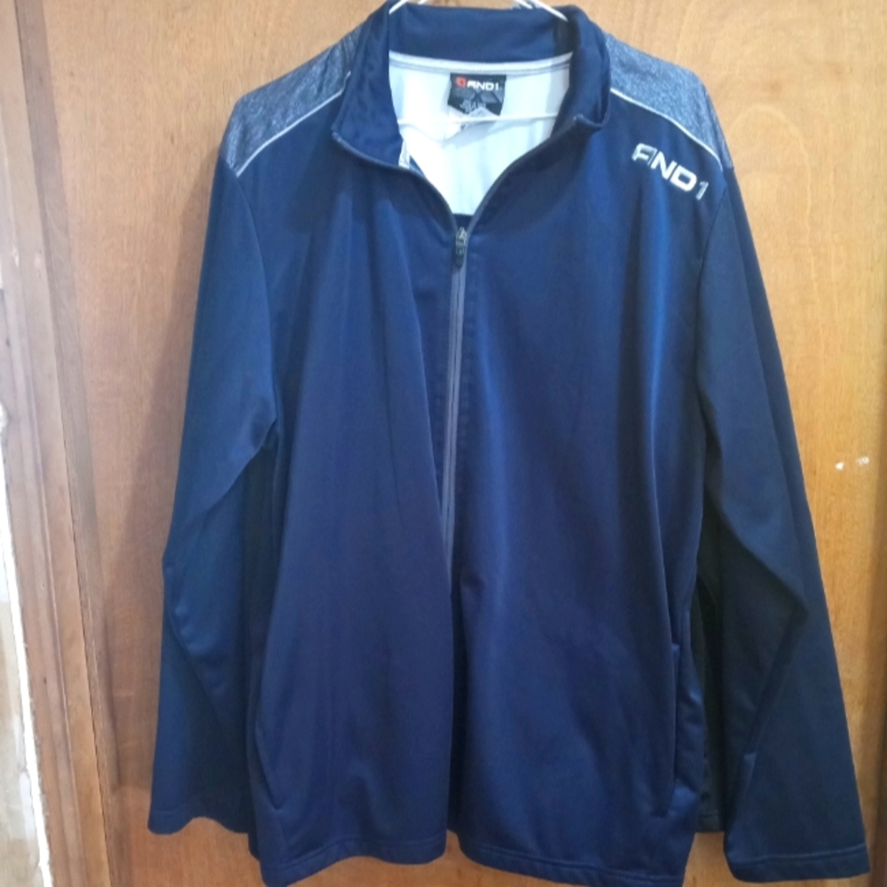 Men's Navy Windbreaker Jacket